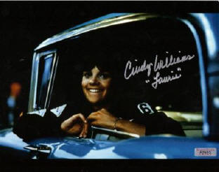 Signed by Cindy Williams