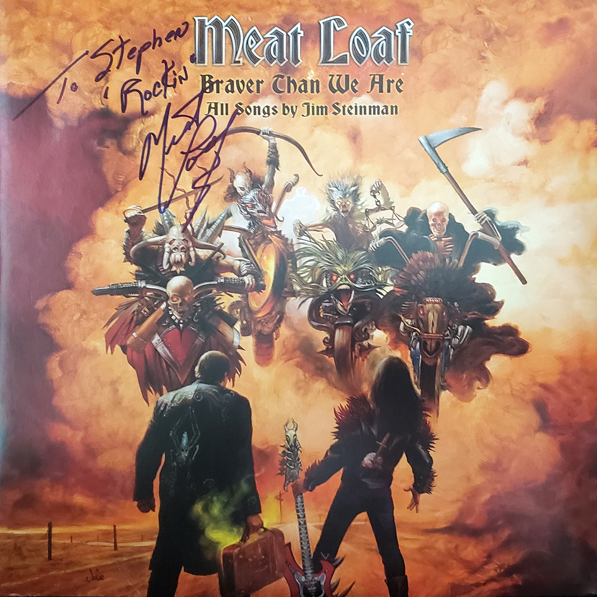 LP -Meat Loaf - Braver Than We Are