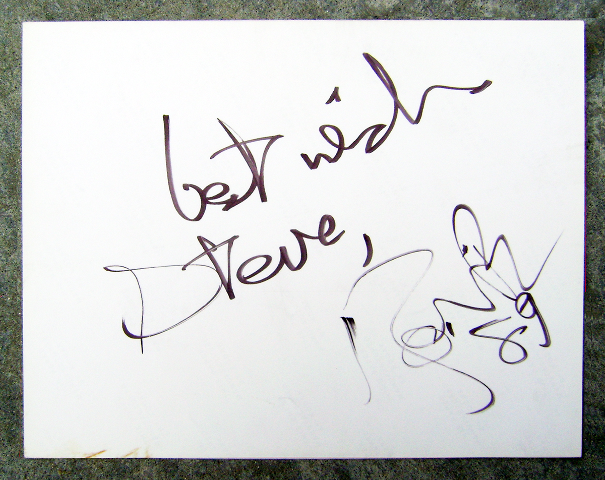 Signature - David Bowie