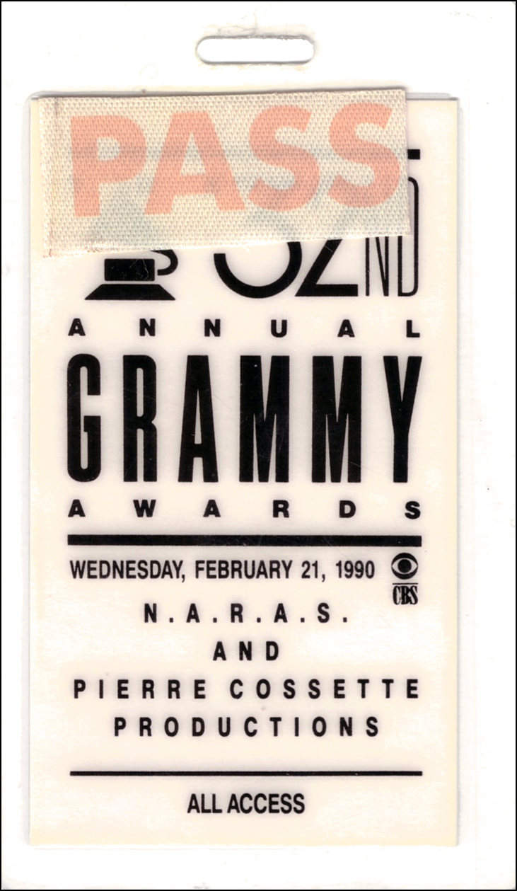 Back Stage Pass - Grammys