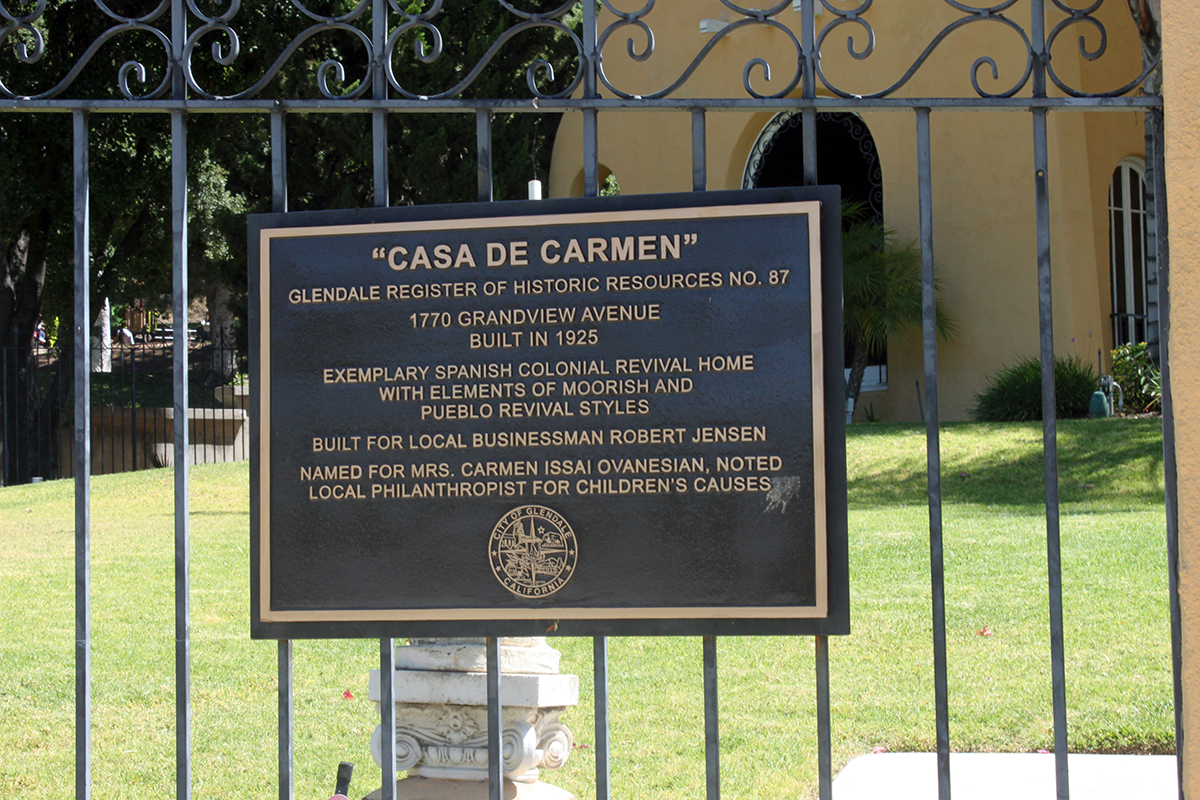 Casa de Carmen Plaque