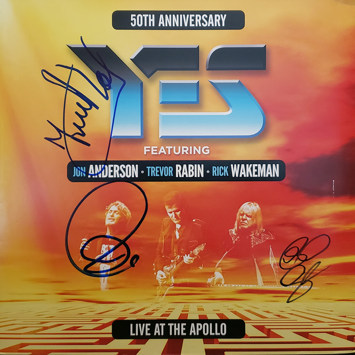 Rick Wakeman of YES band autographed 8x10 phtot reprint 